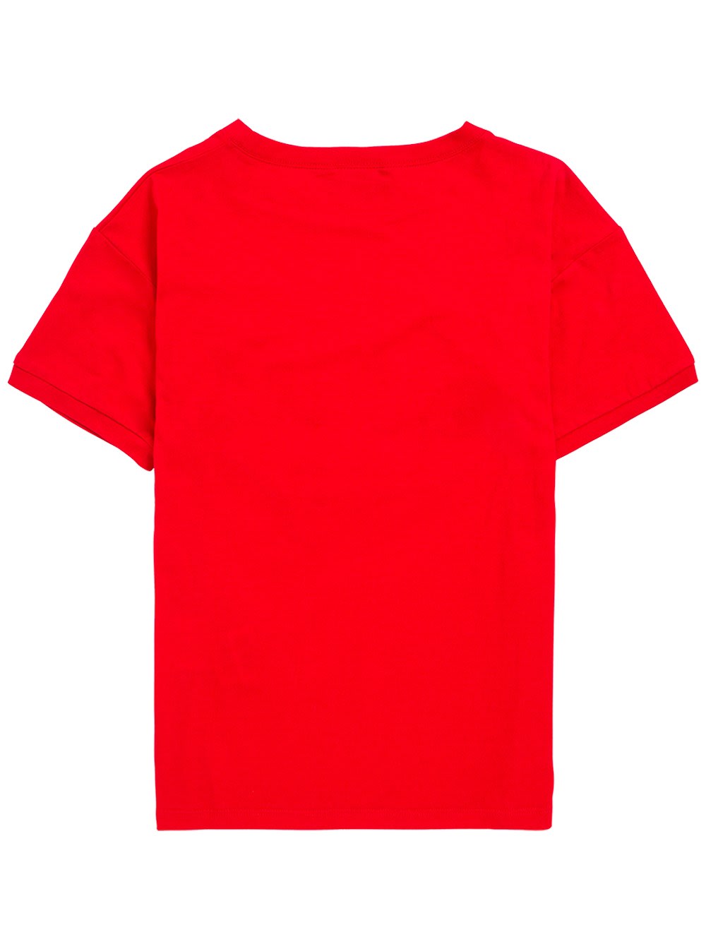 Gucci Red Cotton T-shirt With Logo Print
