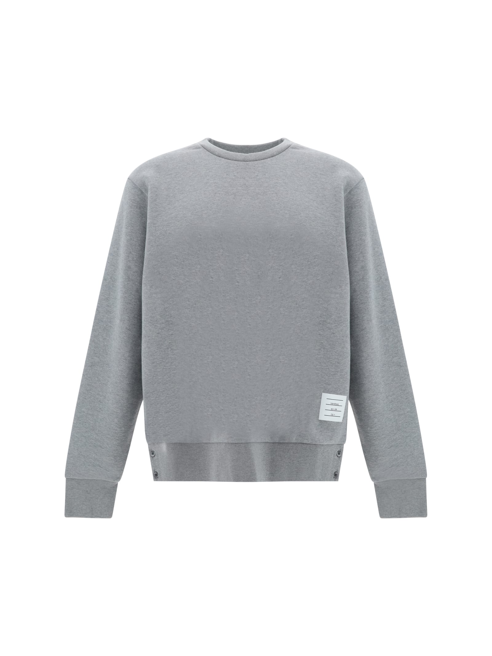 Shop Thom Browne Sweatshirt In Pastel Grey