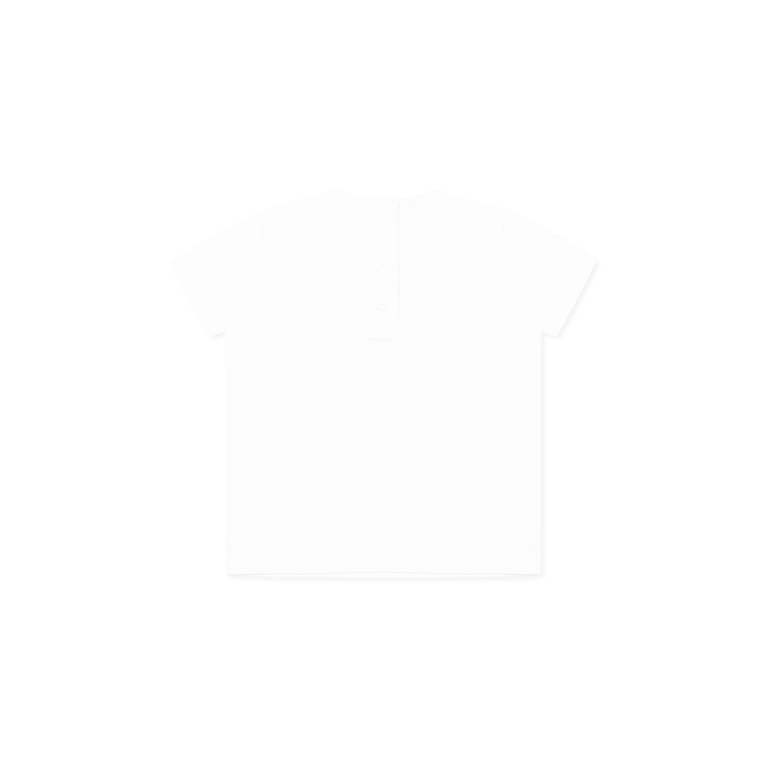 BALMAIN WHITE T-SHIRT FOR BABY GIRL WITH LOGO