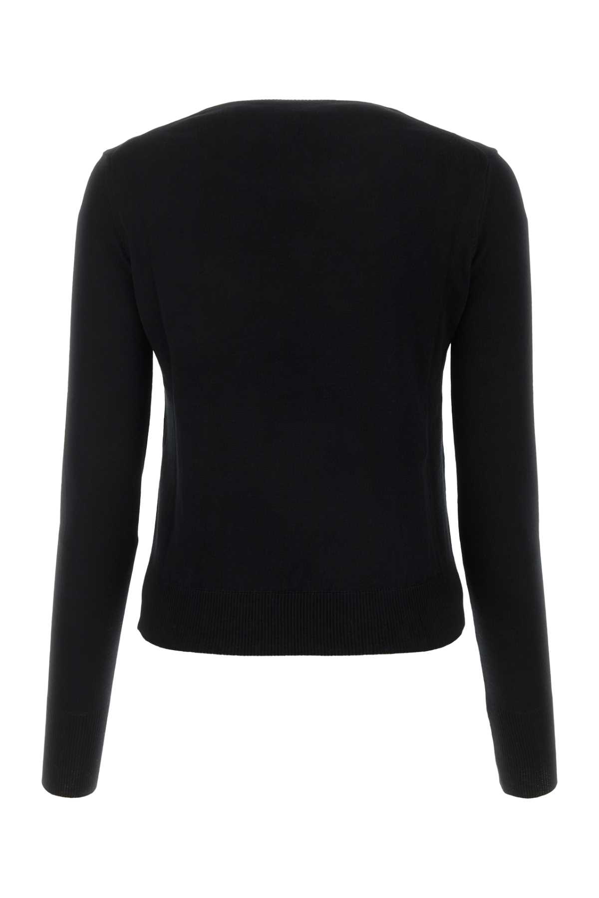 Shop Vivienne Westwood Black Cotton Blend Bea Sweater