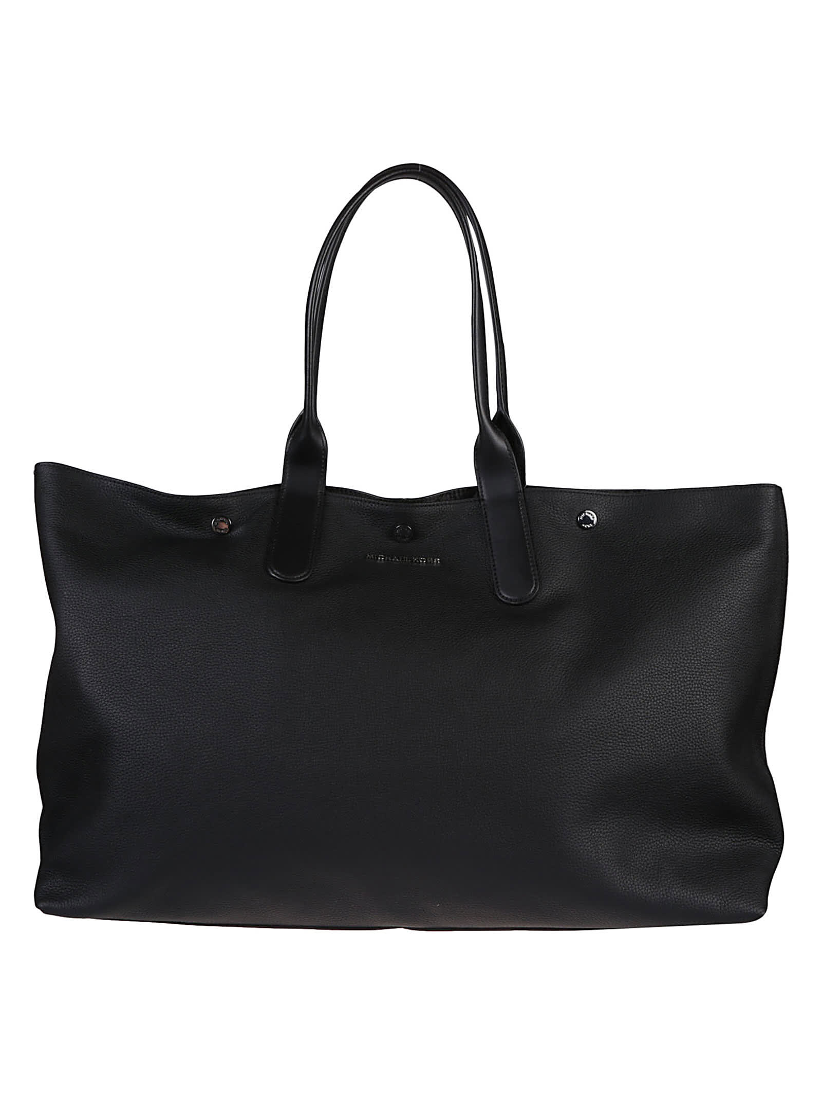 Shop Michael Kors Hudson Tote Bag In Black