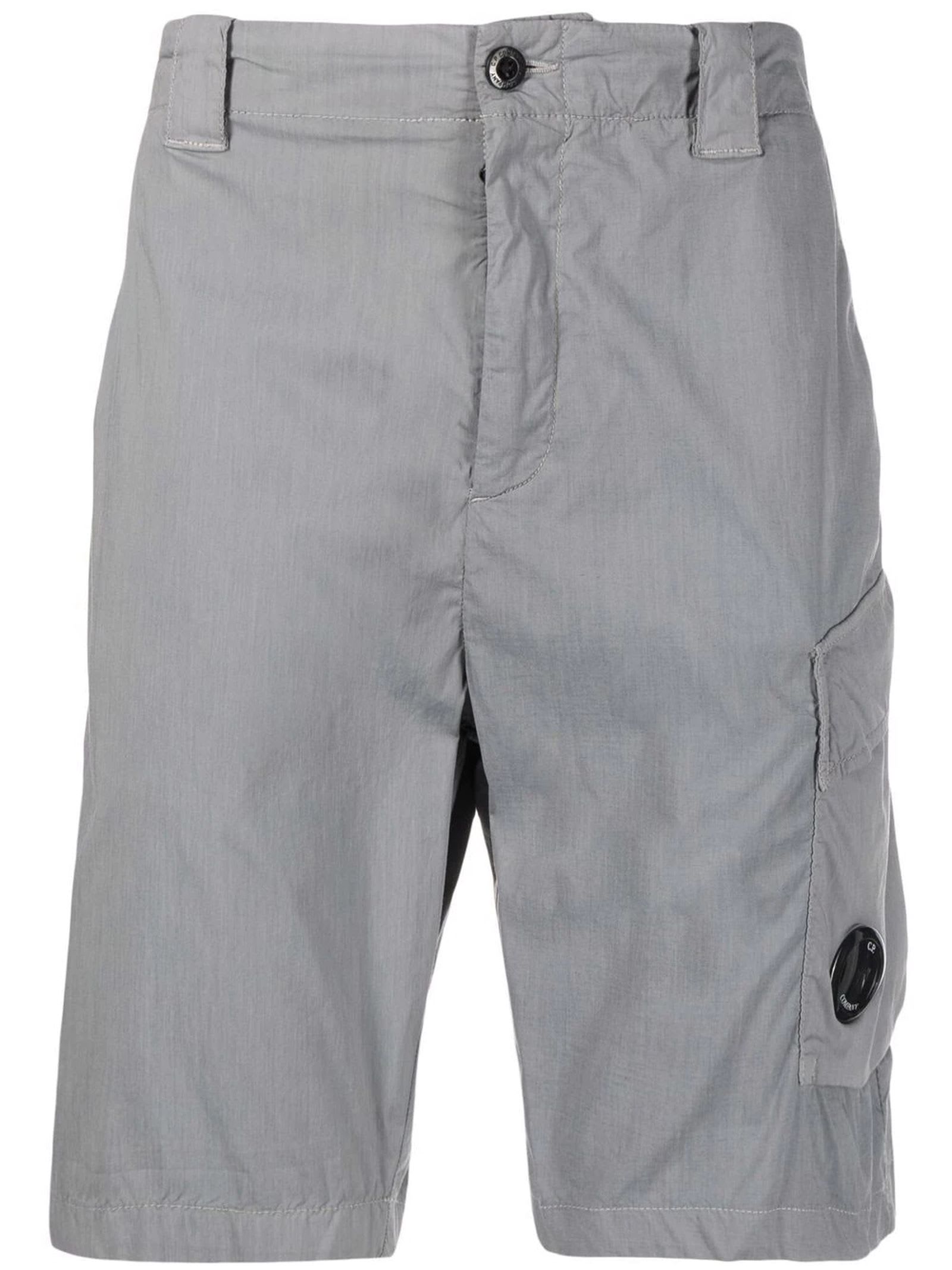 C.P. Company Grey Cotton-blend Shorts