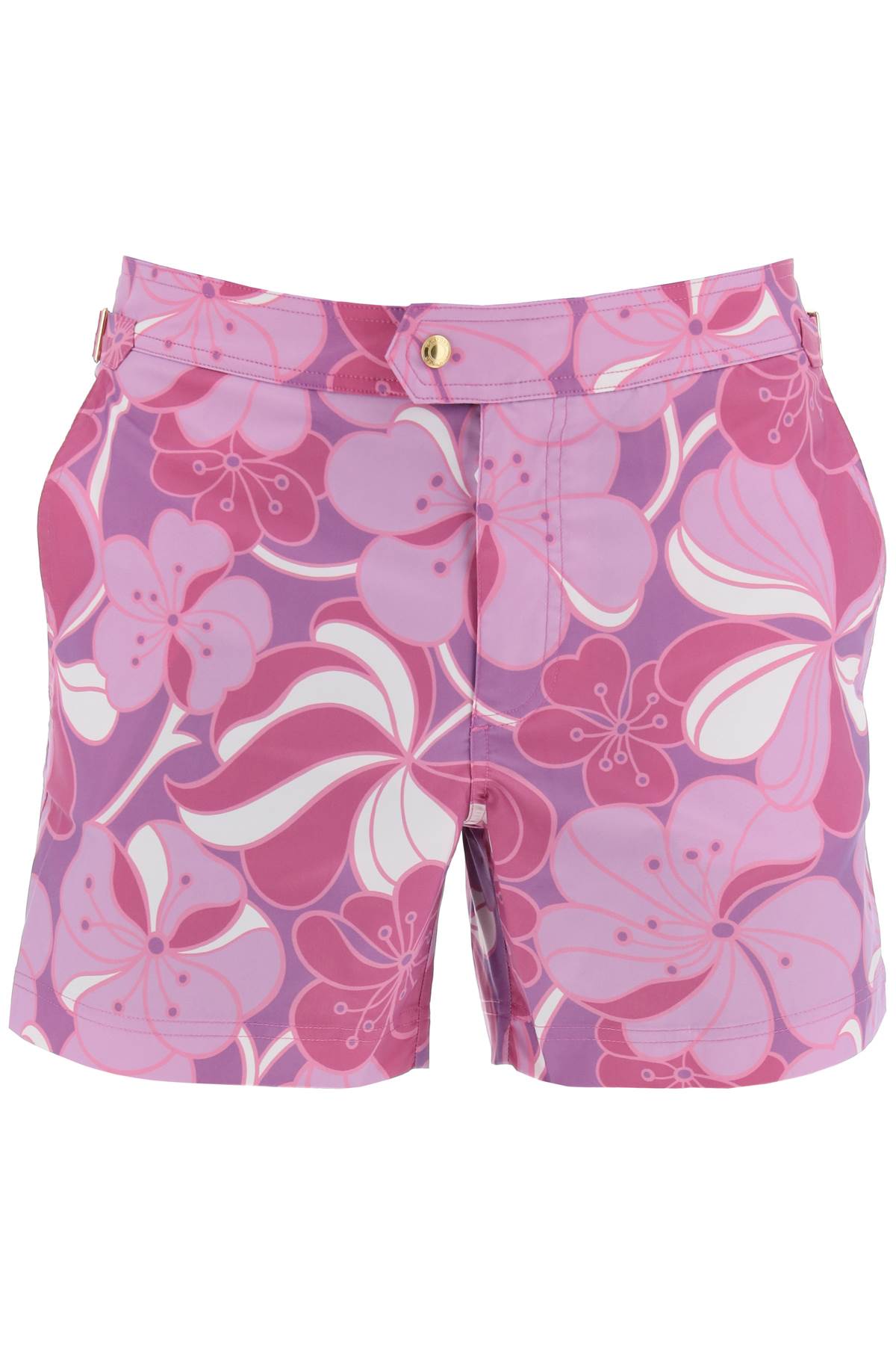 Shop Tom Ford Floral Patterned Womens In Combo Purple (pink)