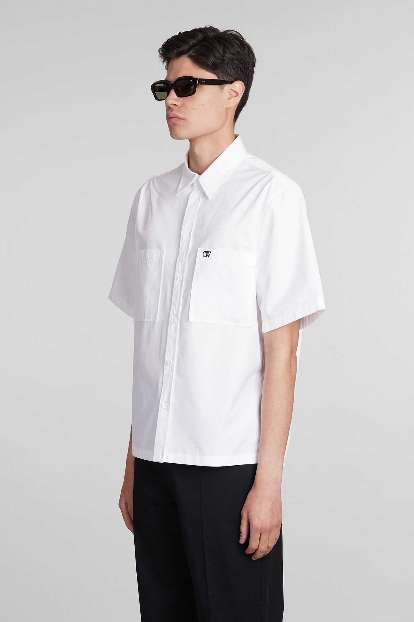Shop Off-white Shirt In White Cotton