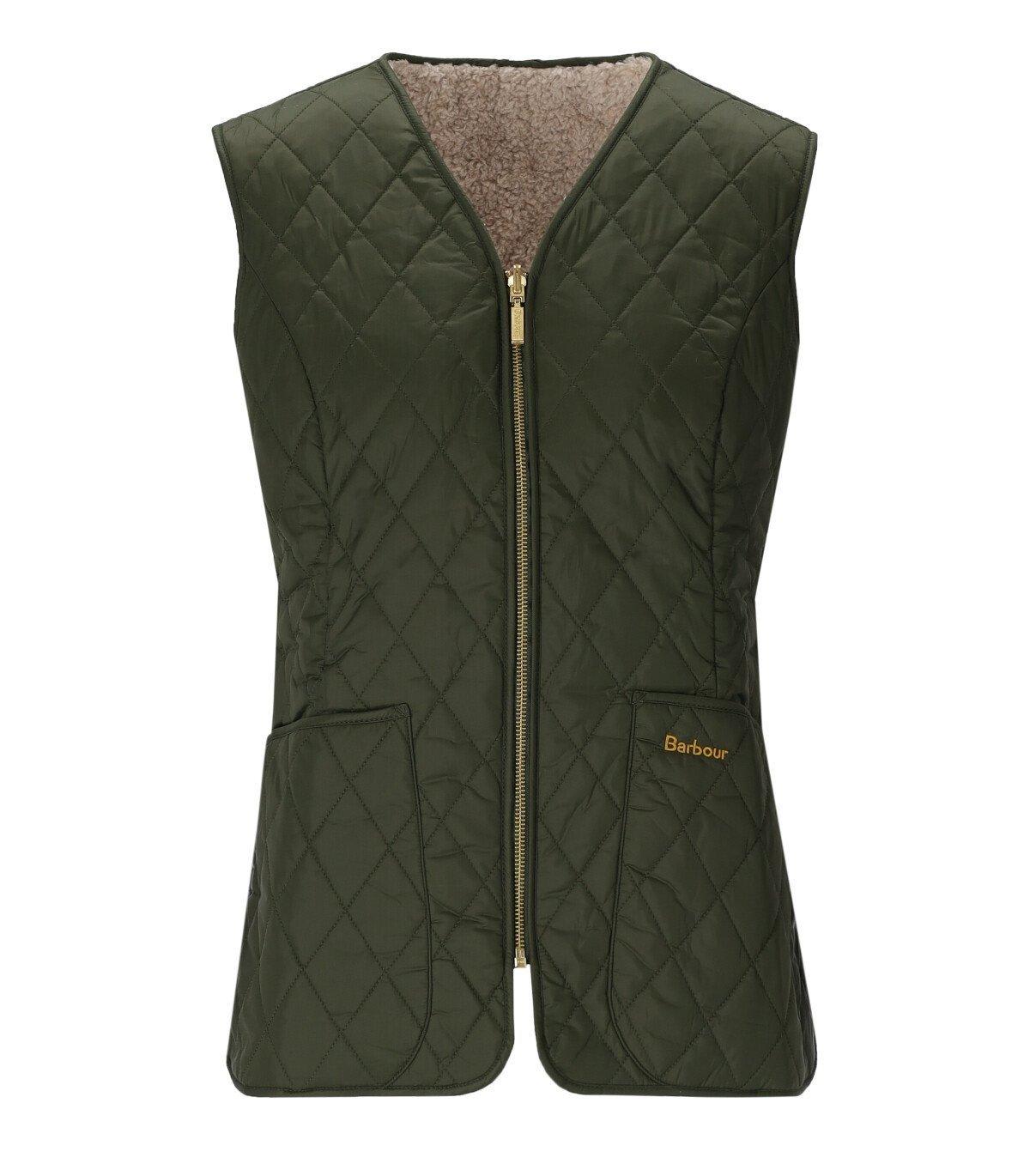 Reversible Quilted Zipped Gilet
