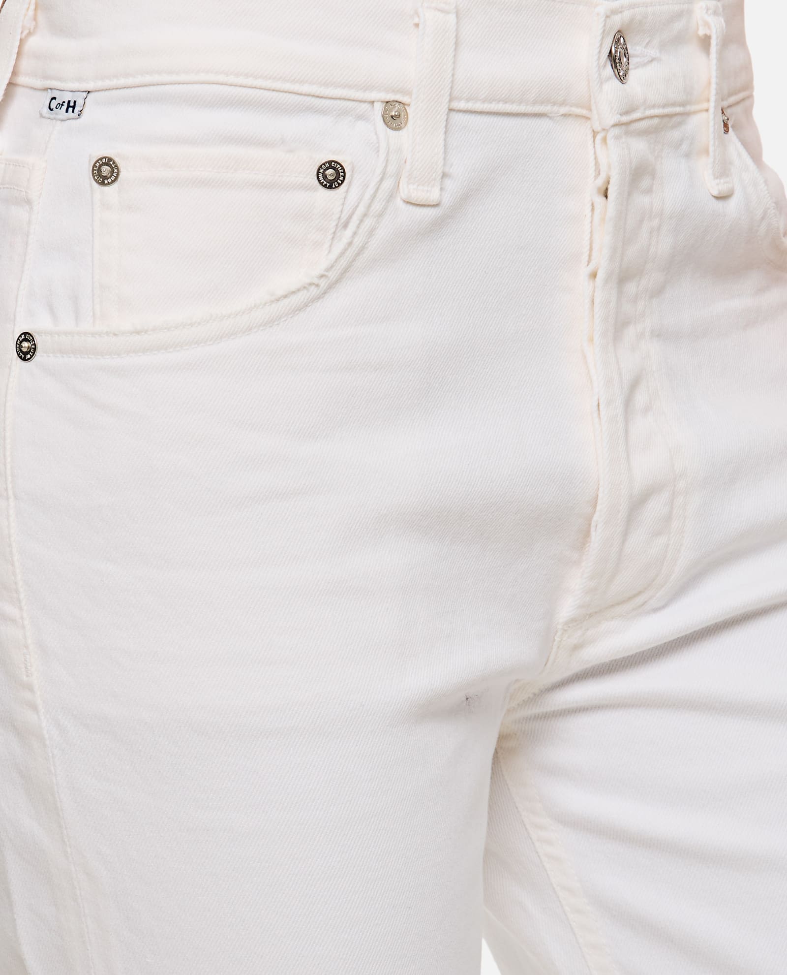 Citizen Of Humanity High-waisted Bootcut Jeans In White