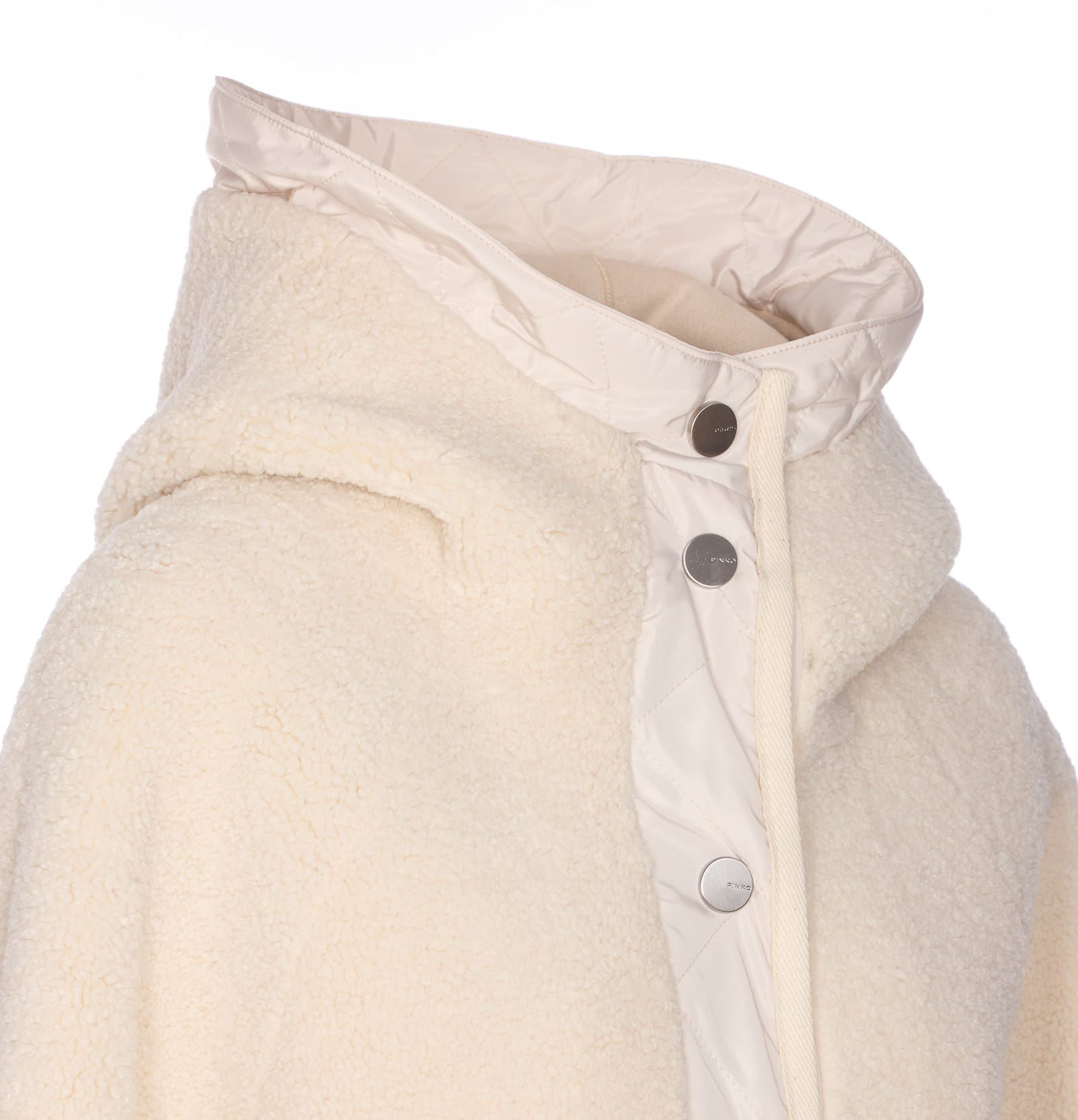 Pinko White Polyester Clothing Jackets In White