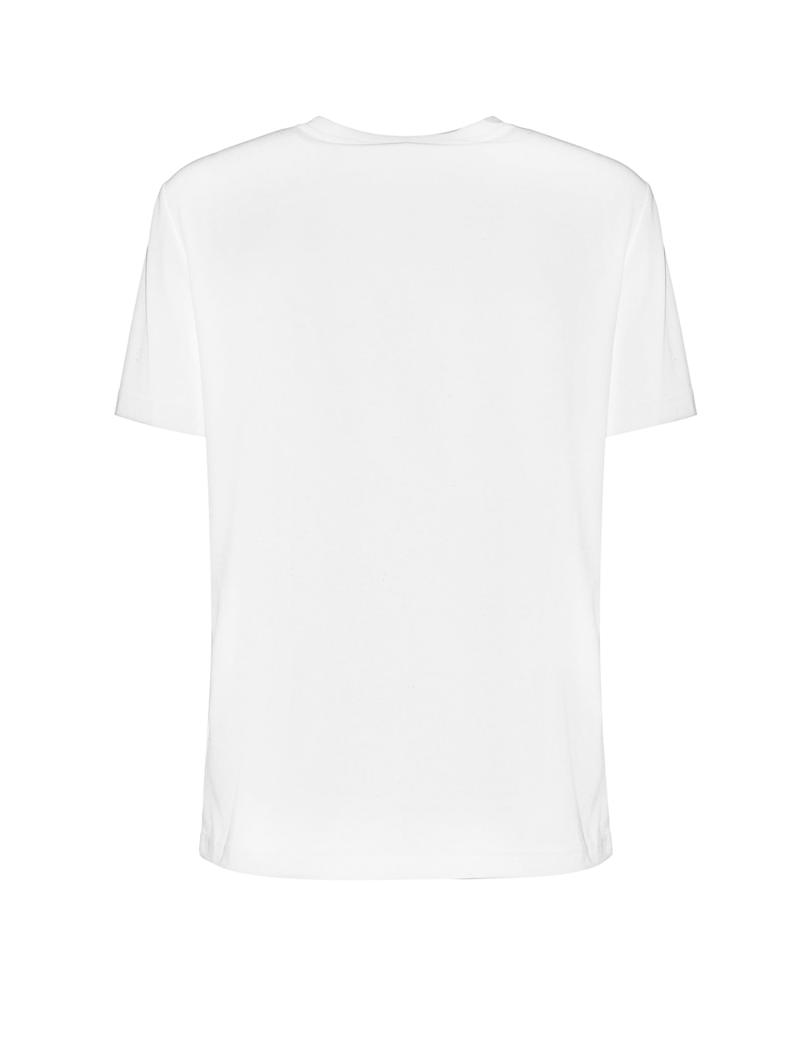Just Cavalli Embellished-logo T-shirt In White