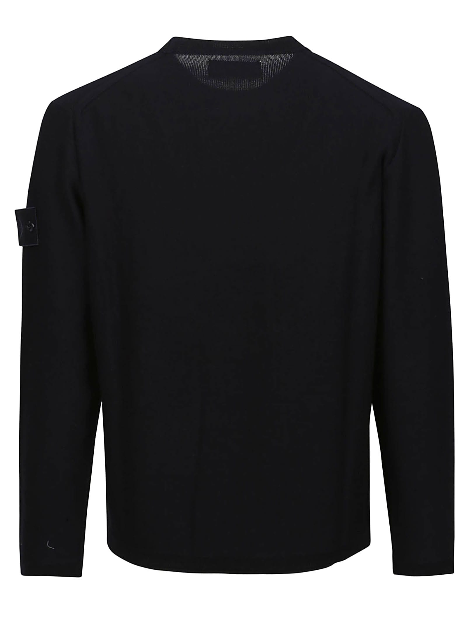 Shop Stone Island Ghost Sweater In Navy Blue