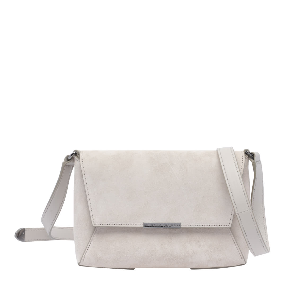 Shop Brunello Cucinelli Messenger Bc Duo Bag In White