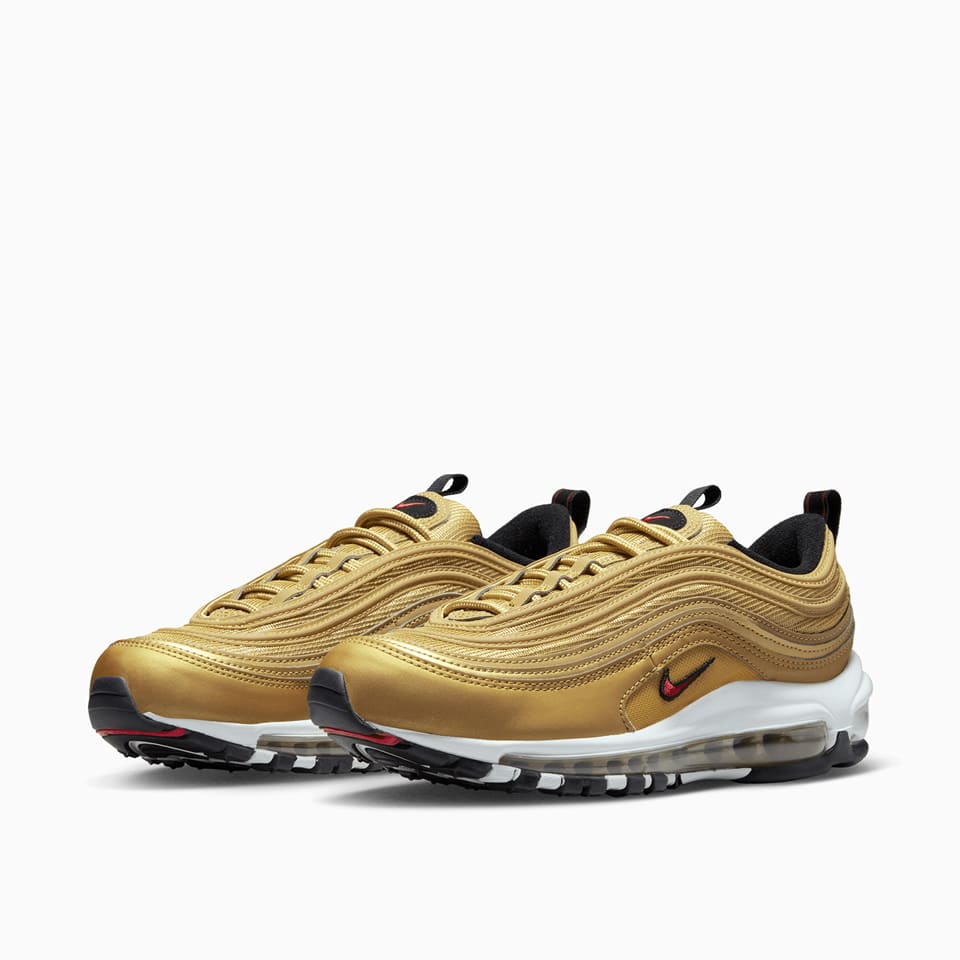 Shop Nike Air Max 97 Og Gold Sneakers Dq9131-700