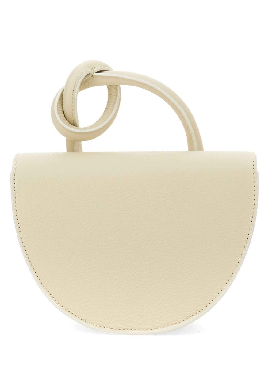 Yuzefi Pretzel Tote Bag In Ivory