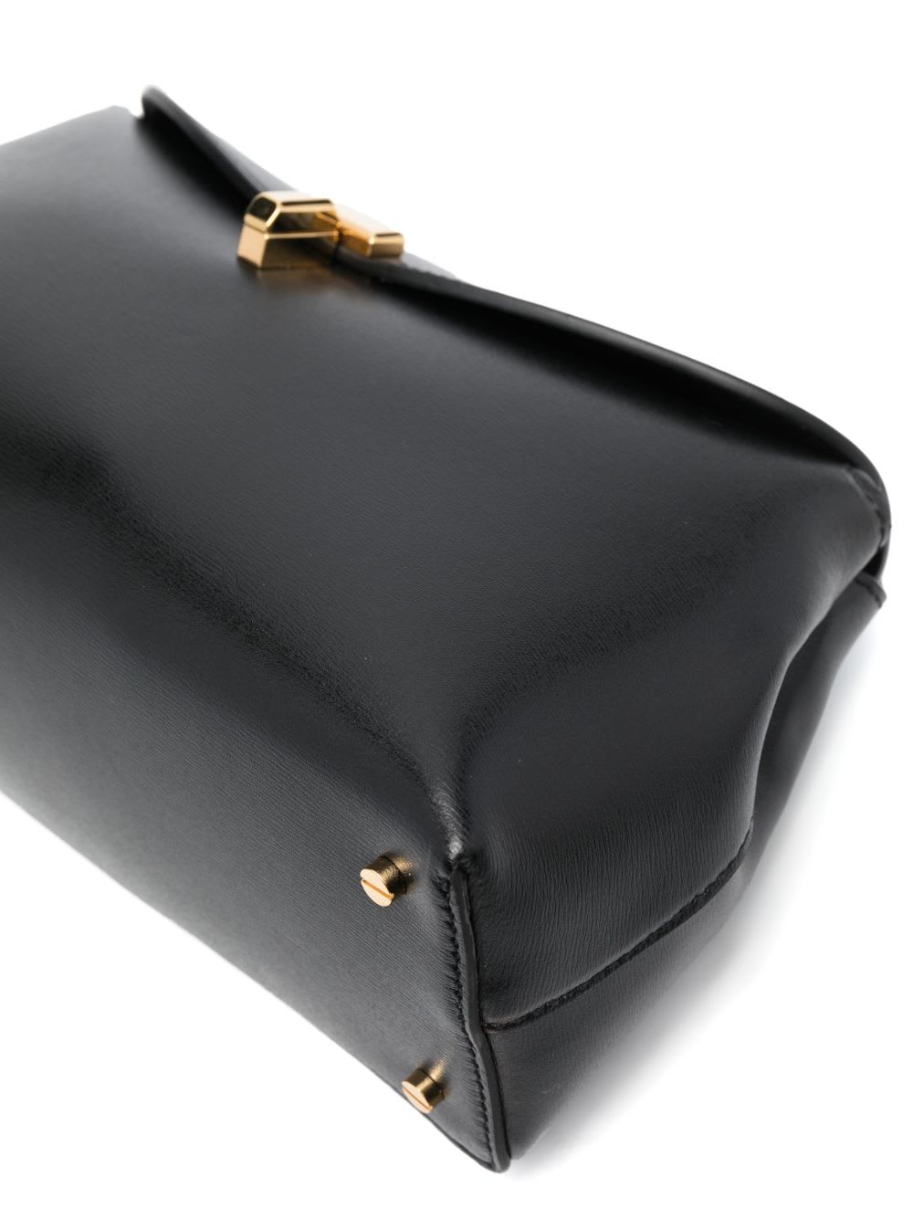 Totême Toteme Women T-lock Leather Shoulder Bag In Black