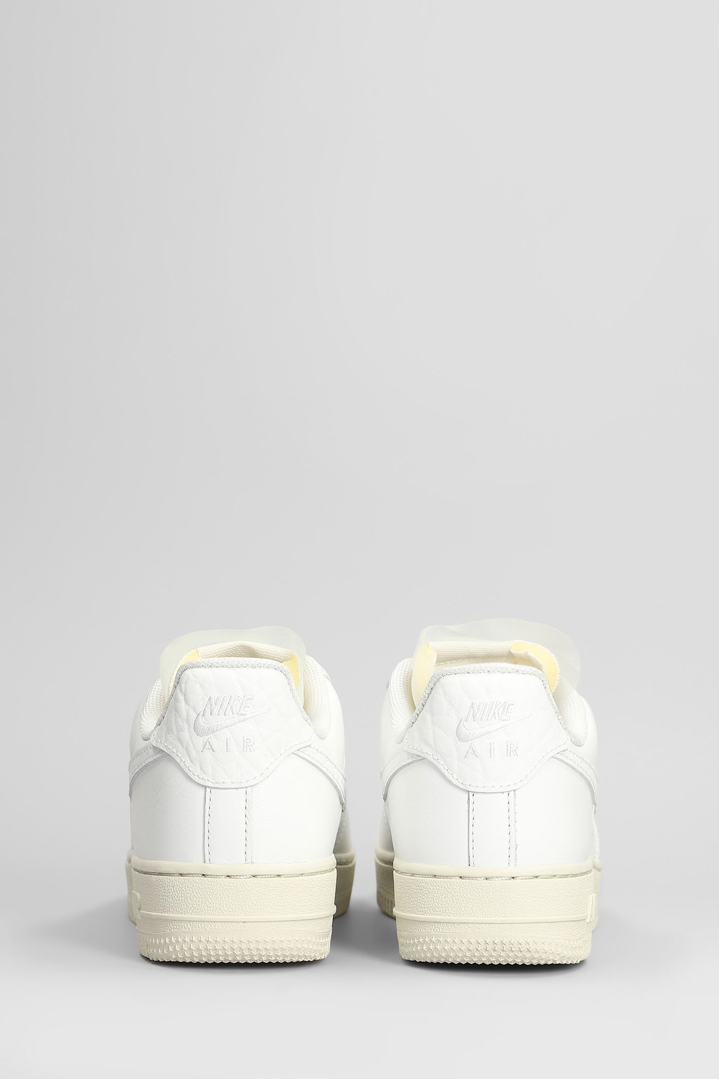 Nike Air Force 1 Lo Sneakers In White Leather In White