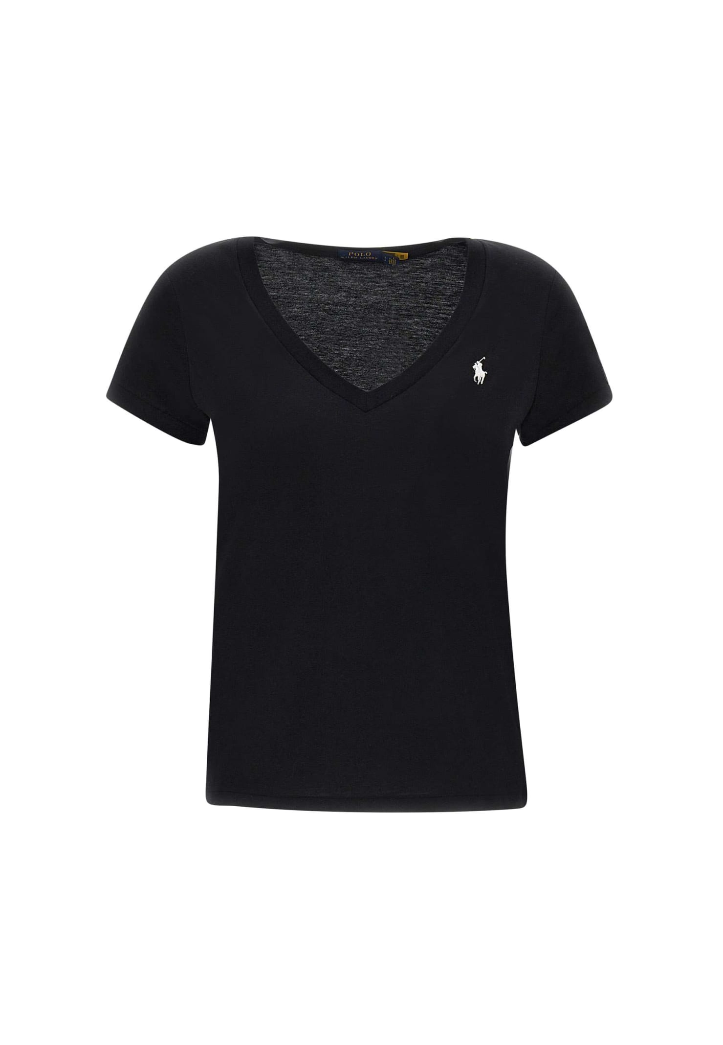 Shop Polo Ralph Lauren Bsr Cotton T-shirt In Black