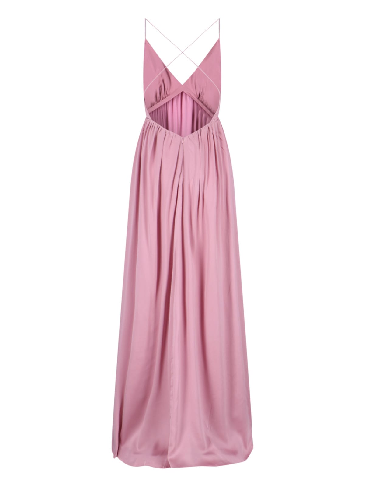 Shop Zimmermann Crossed Maxi Dress In Pink