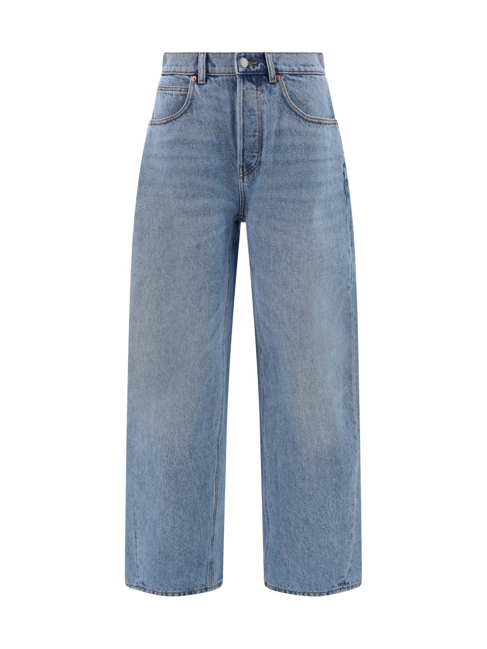 Shop Alexander Wang Jeans In A Classic Light Indigo