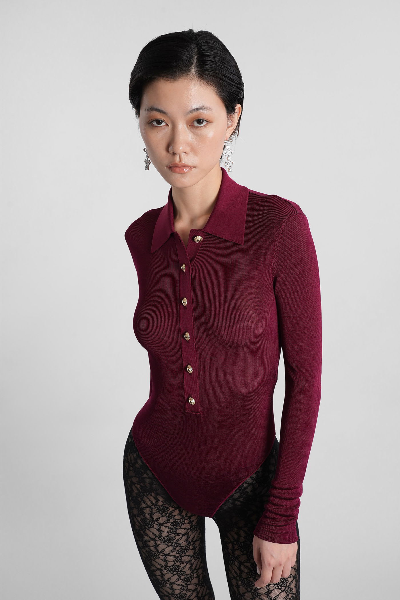 Body In Bordeaux Viscose