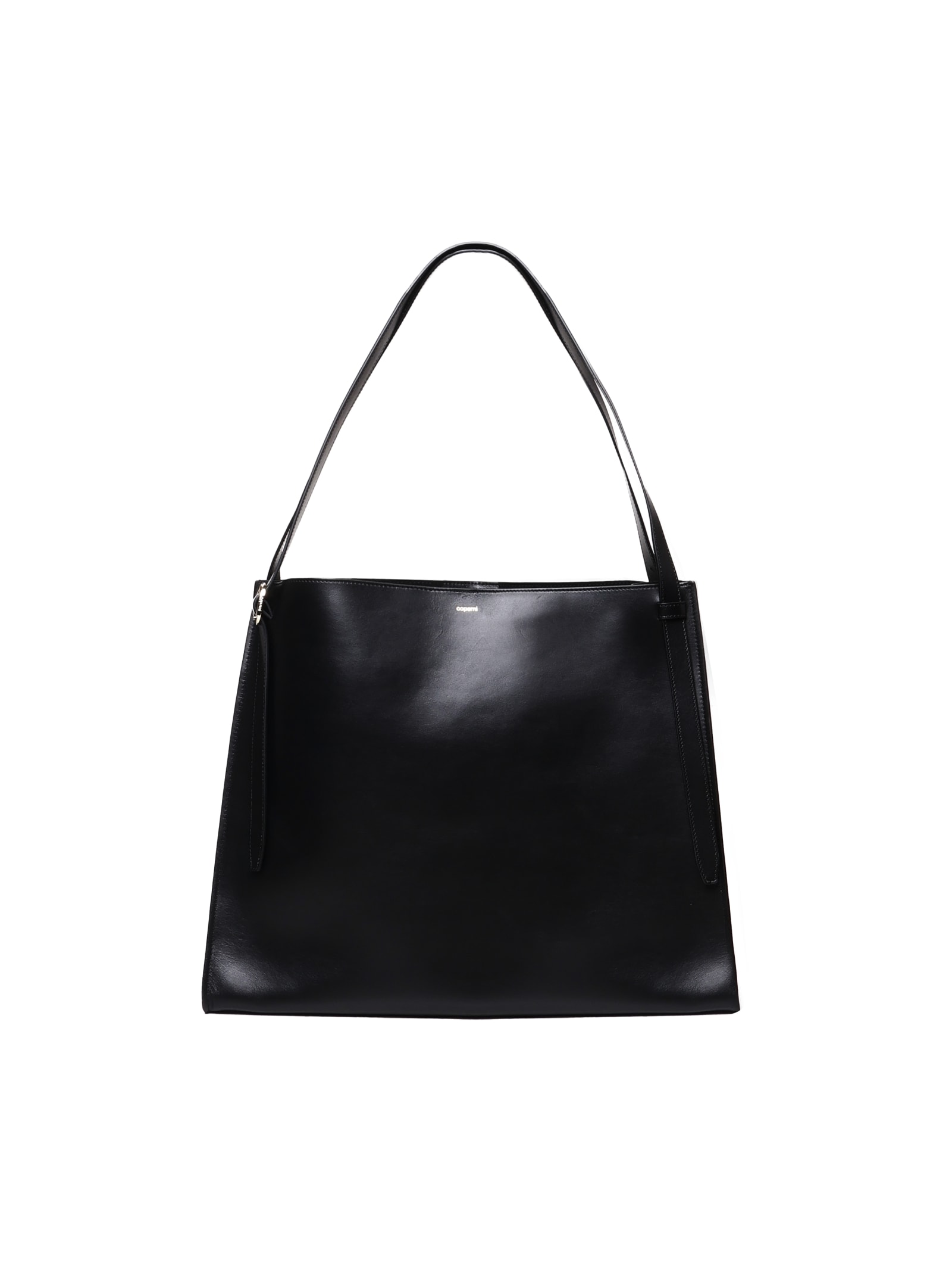 Shop Coperni Belt Tote Bag In Blk Black