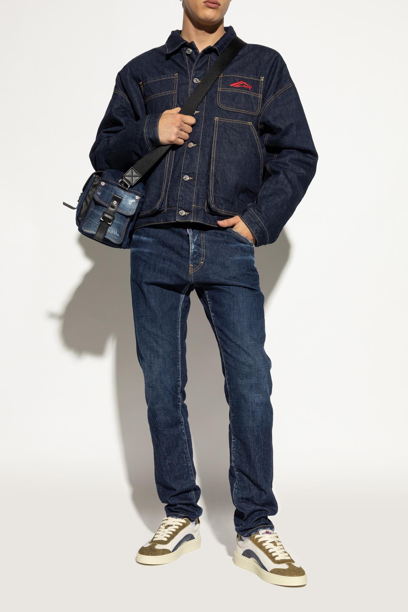 Dsquared2 Suede And Rubber Sole Sneakers In Multi