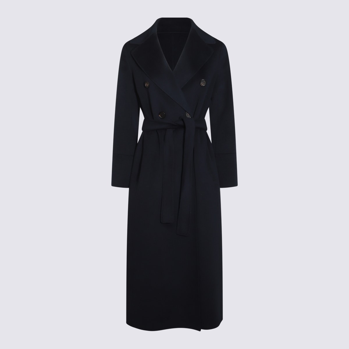 'S Max Mara Navy Blue Wool Picasso Coat