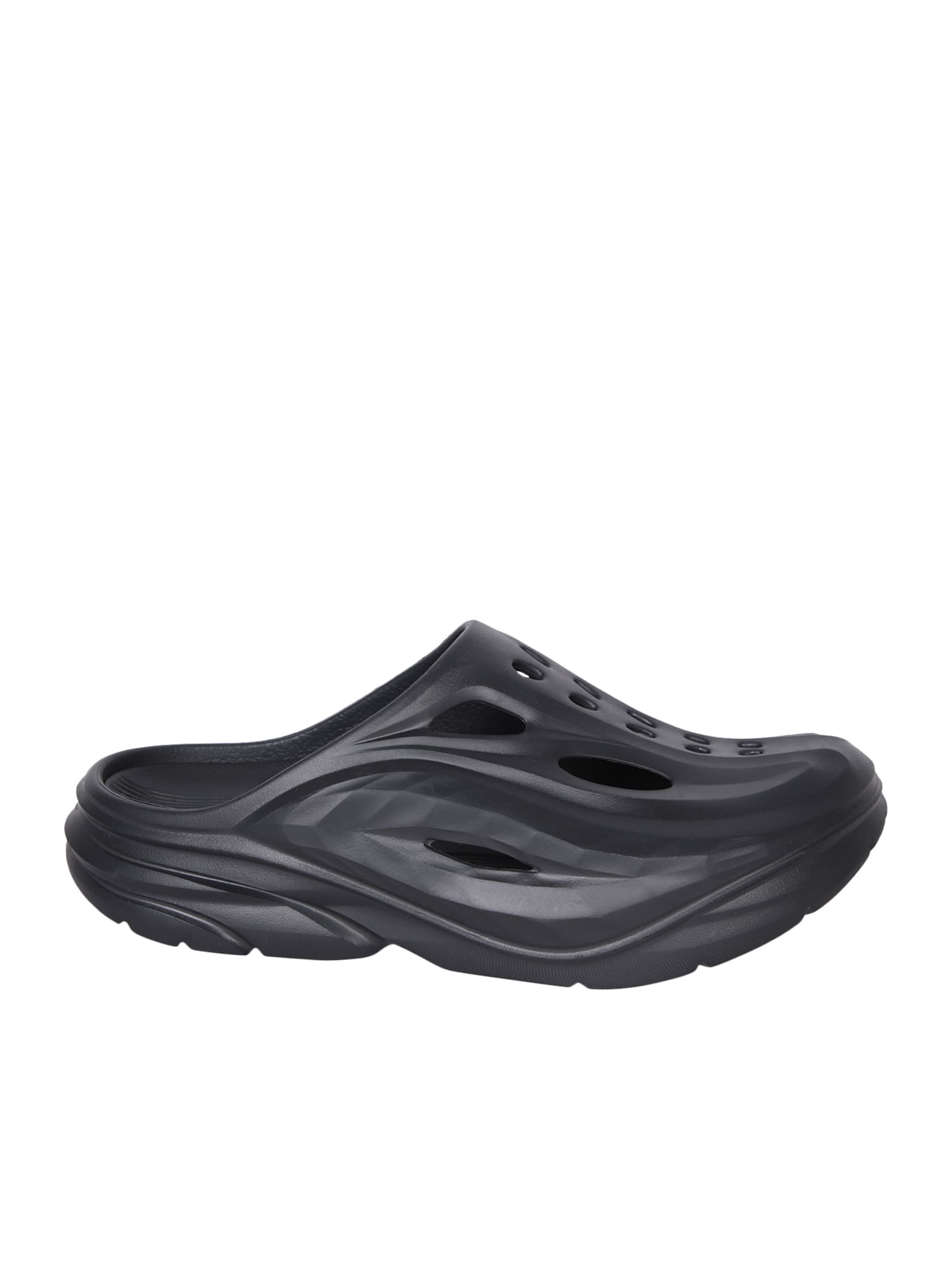 Shop Hoka Ora Recovery Sandals Black