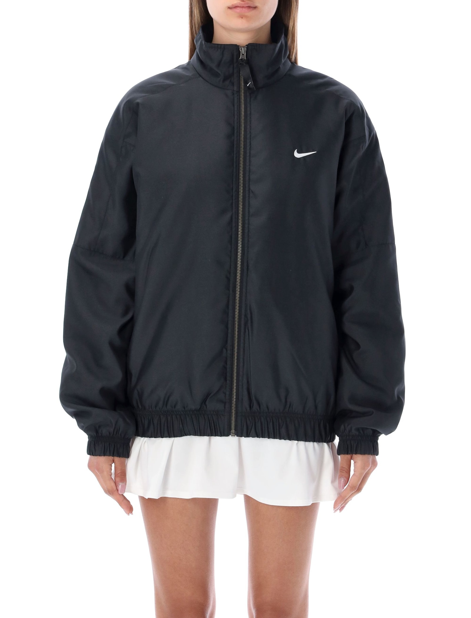 Nike Solo Swoosh Satin Bomber Jacket