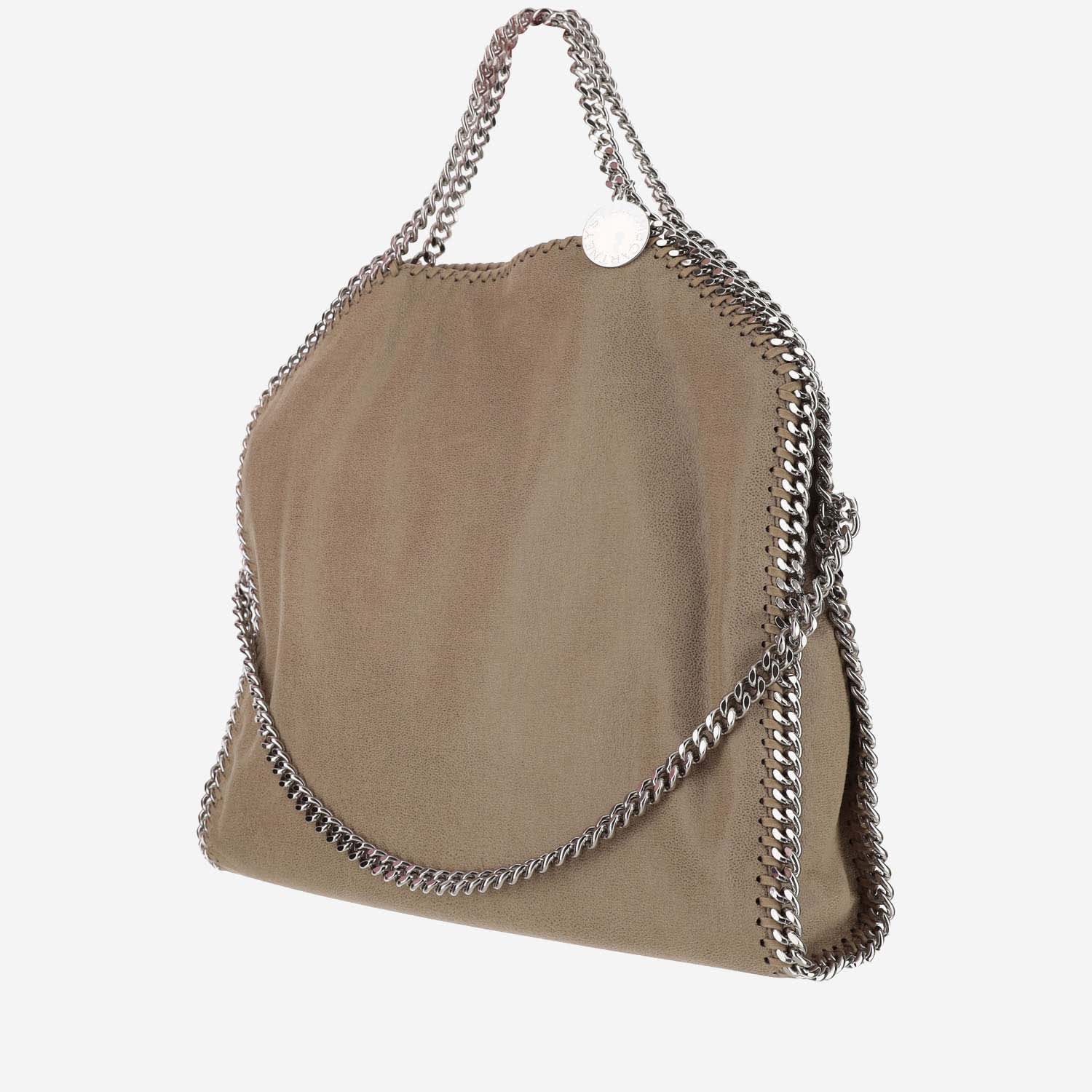 Shop Stella Mccartney Falabella Tote Bag In Caramello