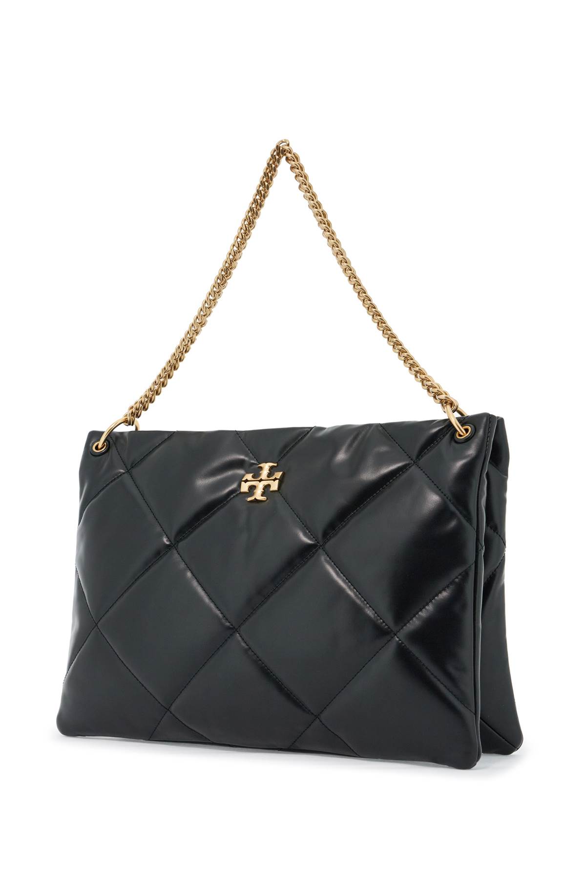 Tory Burch Kira Diamond Quilt Shoulder Bag In Black