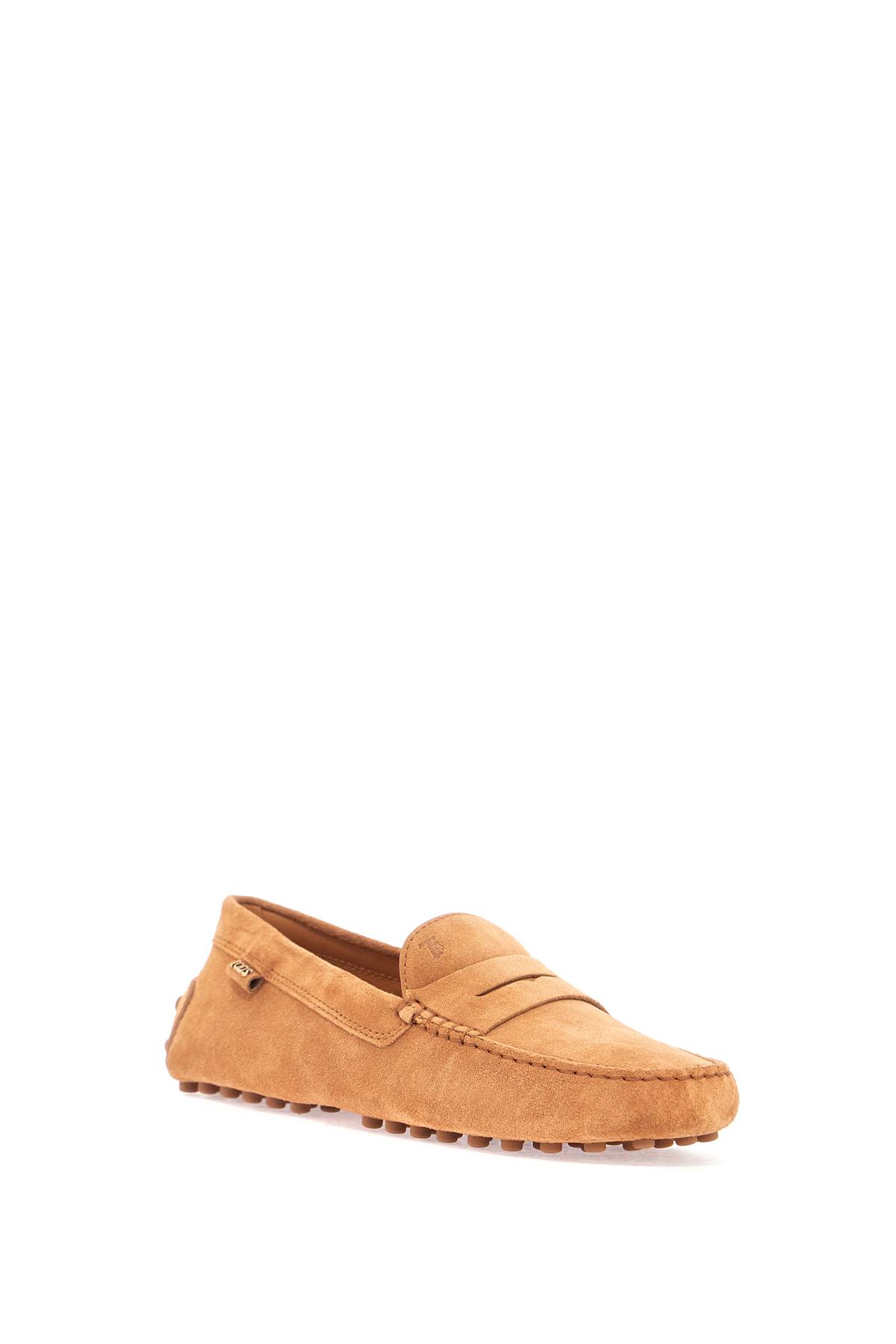 Tod's Suede Leather Loafer In Cuoio (brown)