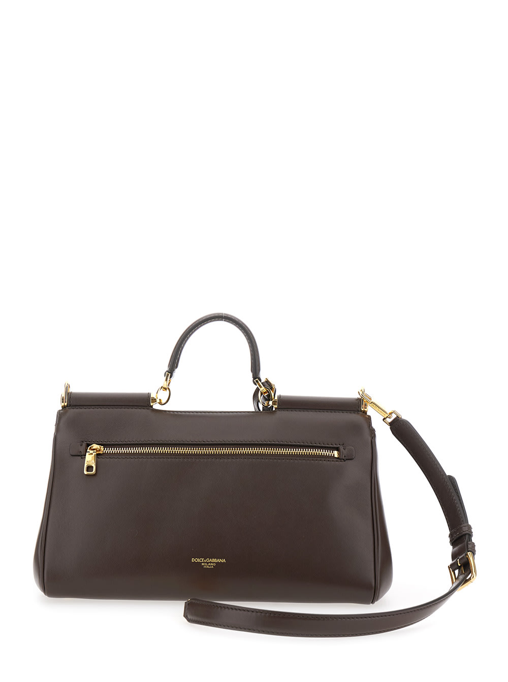 Dolce & Gabbana Medium My Sicily Top-handle Tote Bag In Brown