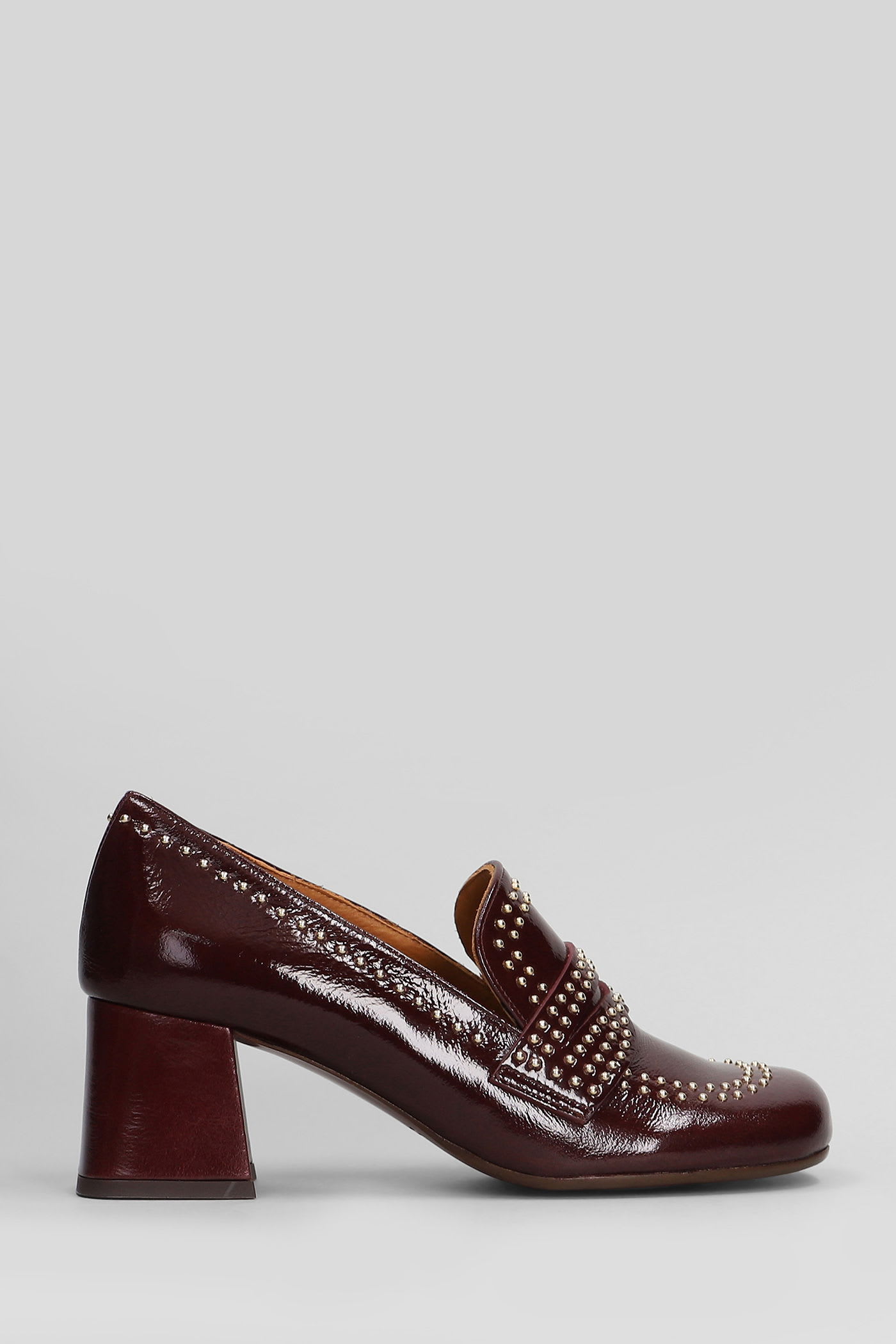 Muleah Pumps In Bordeaux Leather
