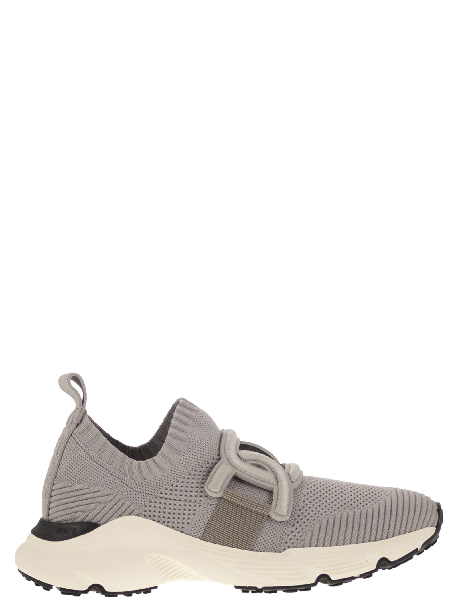 Tod's Kate Sneakers In Technical Fabric In Grey