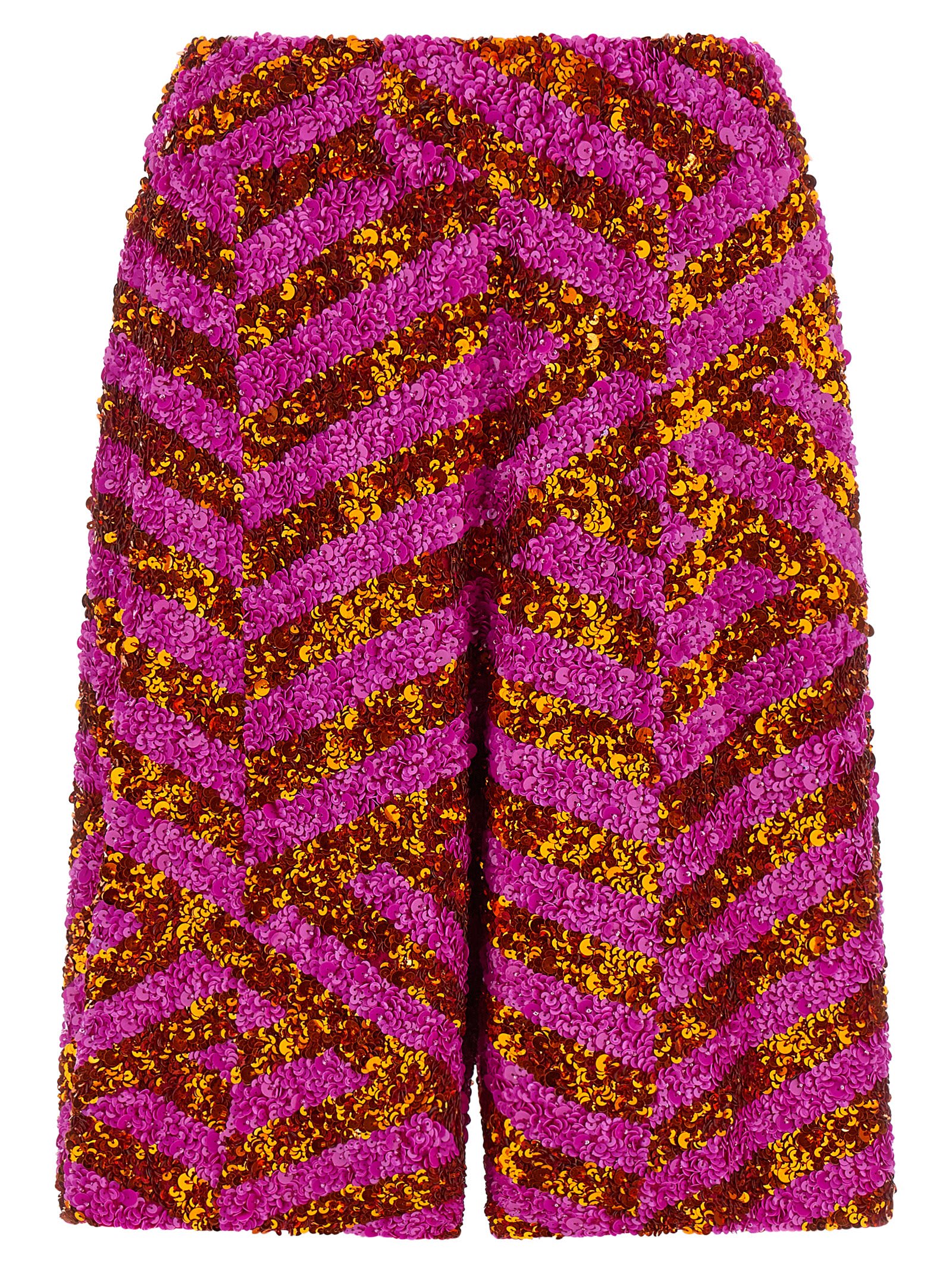 Dries Van Noten Pomy Bis Bermuda Shorts In Pink