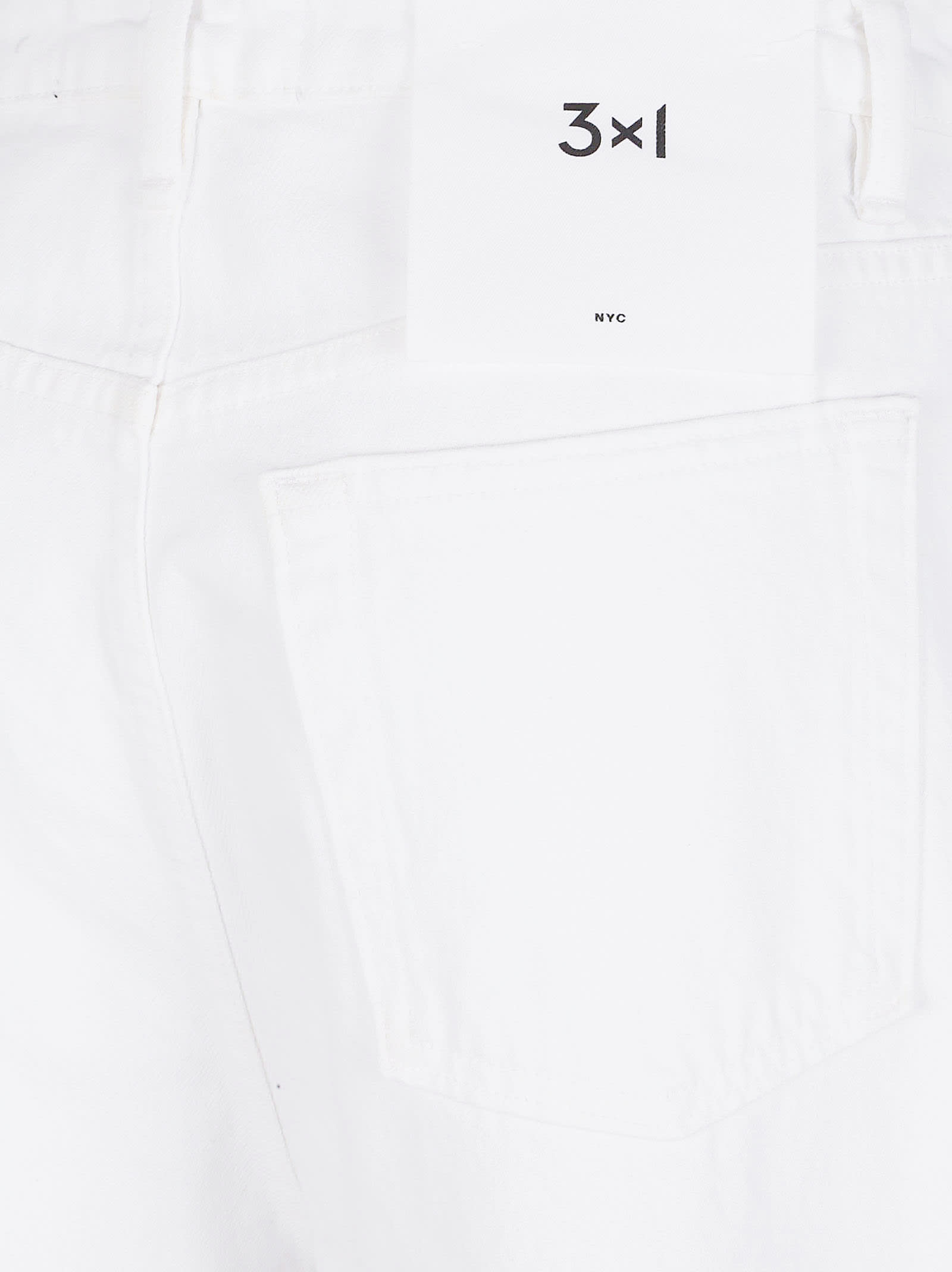 Shop 3x1 Jeans White