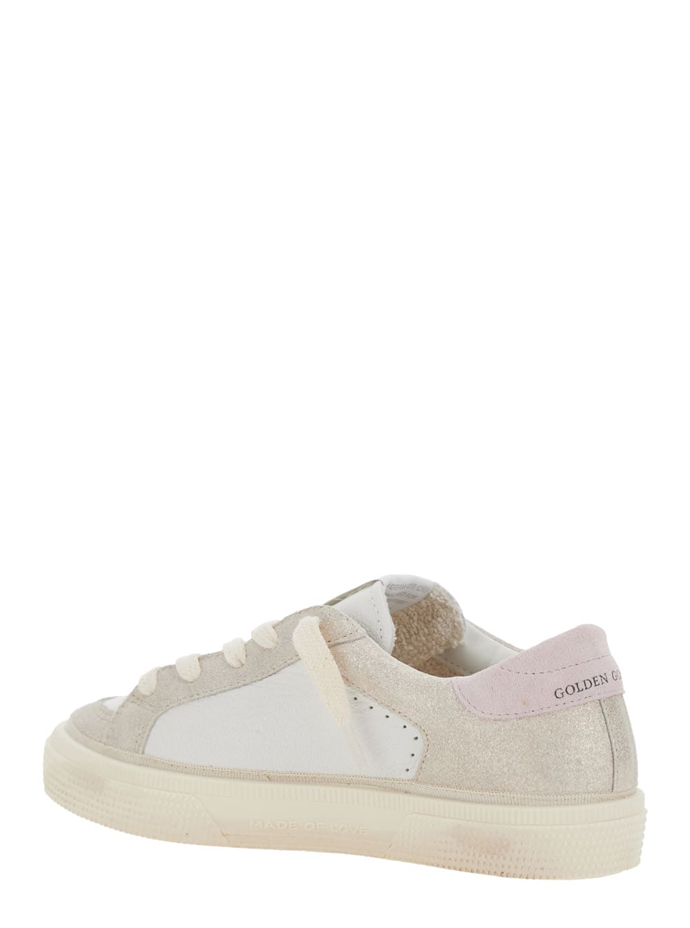 Golden Goose May Low Top Sneaker In Neutral