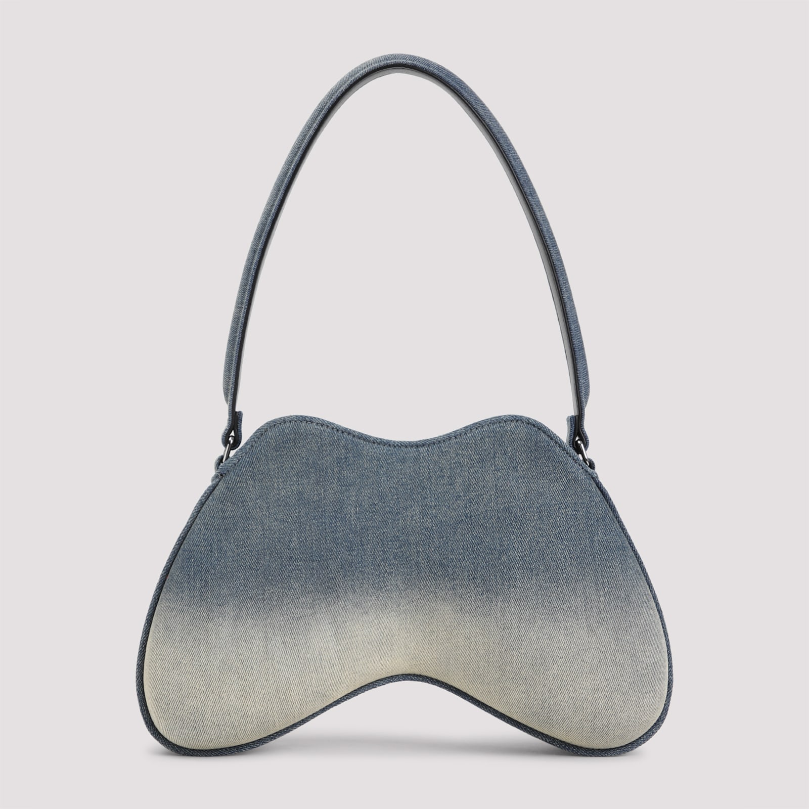 Shop Diesel Double D Shoulder Shoulder Bag In Denim