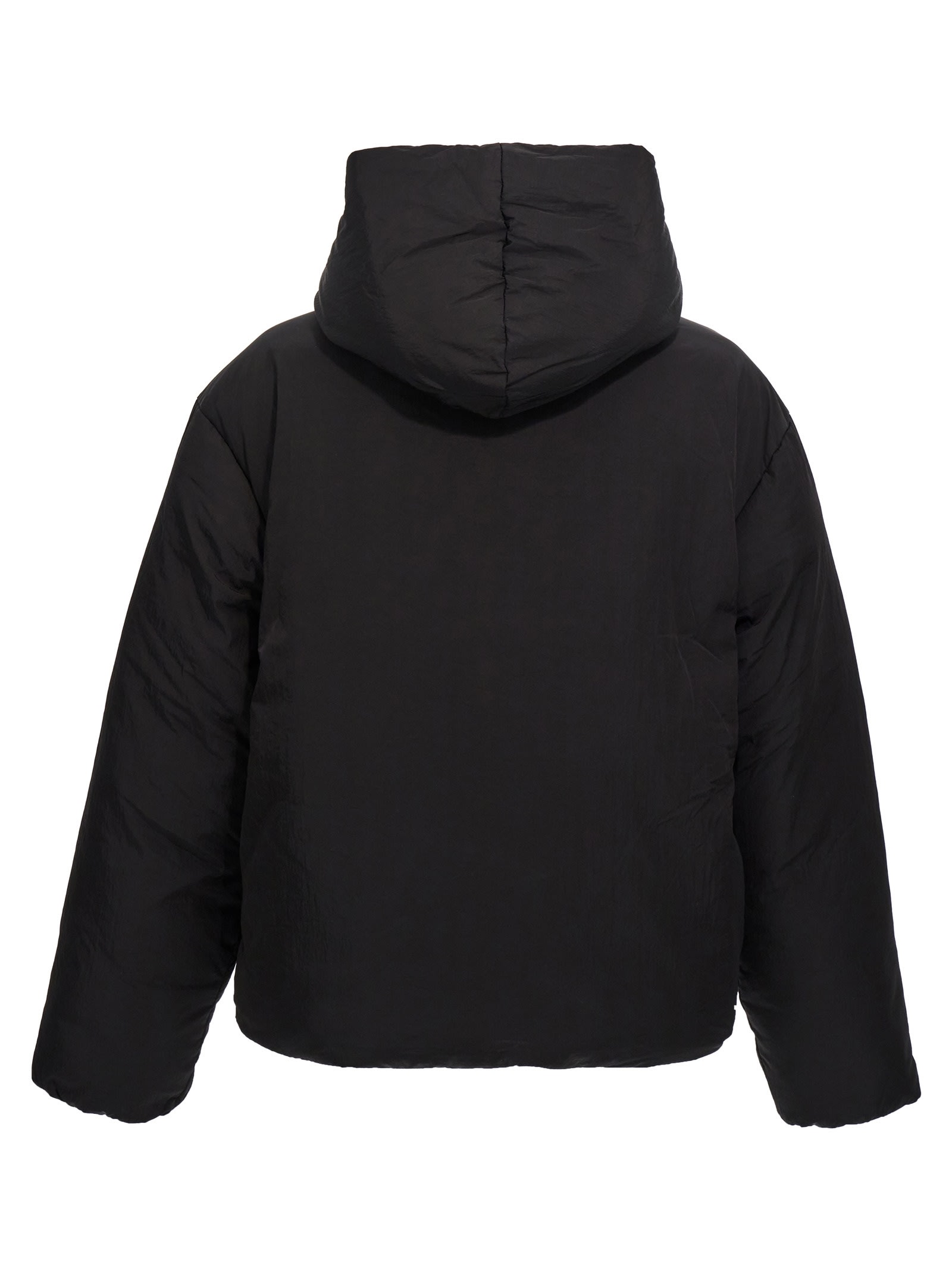 Shop Jacquemus La Doudoune Down Jacket In Black