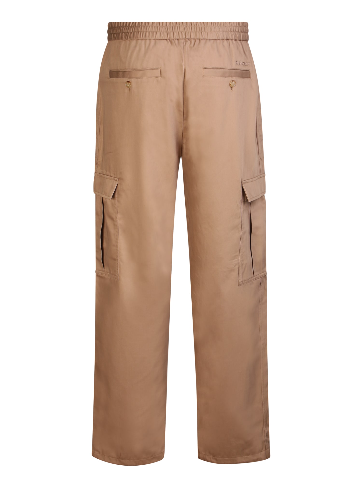 Shop Burberry Capleton Trousers In Brown