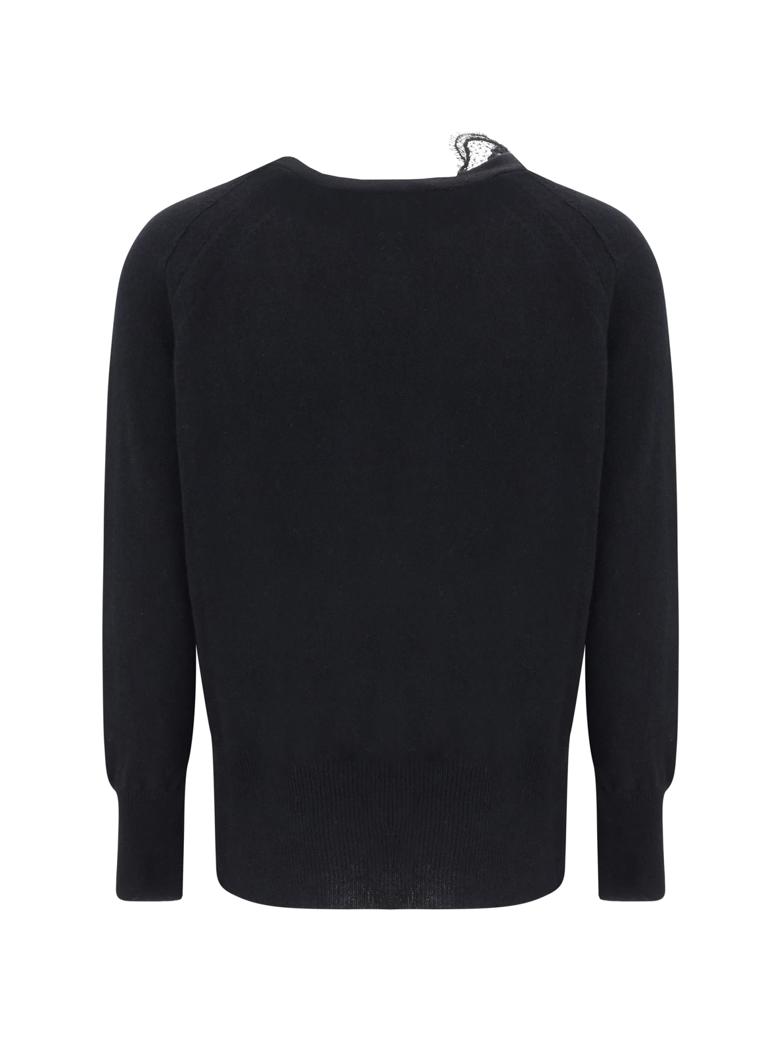 Shop Ermanno Scervino Cardigan In Black