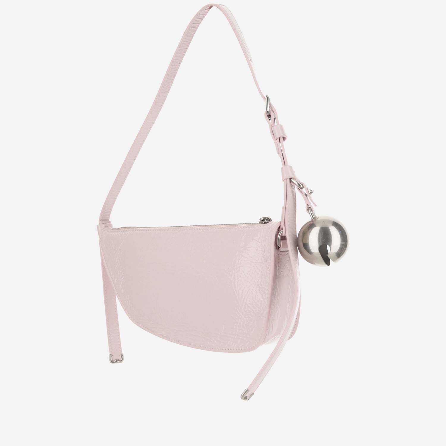 Shop Burberry Mini Shield Bag In Cameo