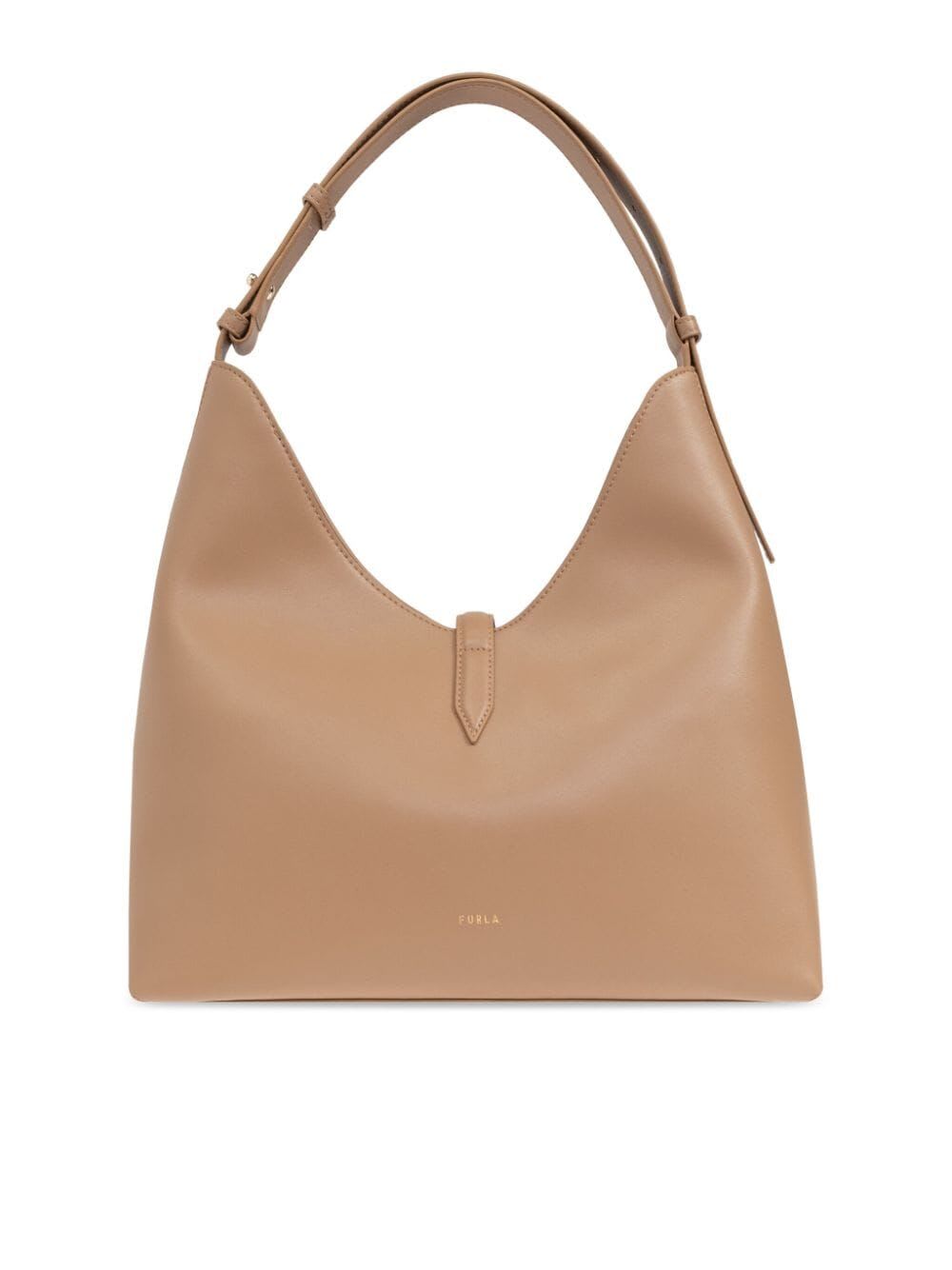 Shop Furla Goccia M Hobo In Desert