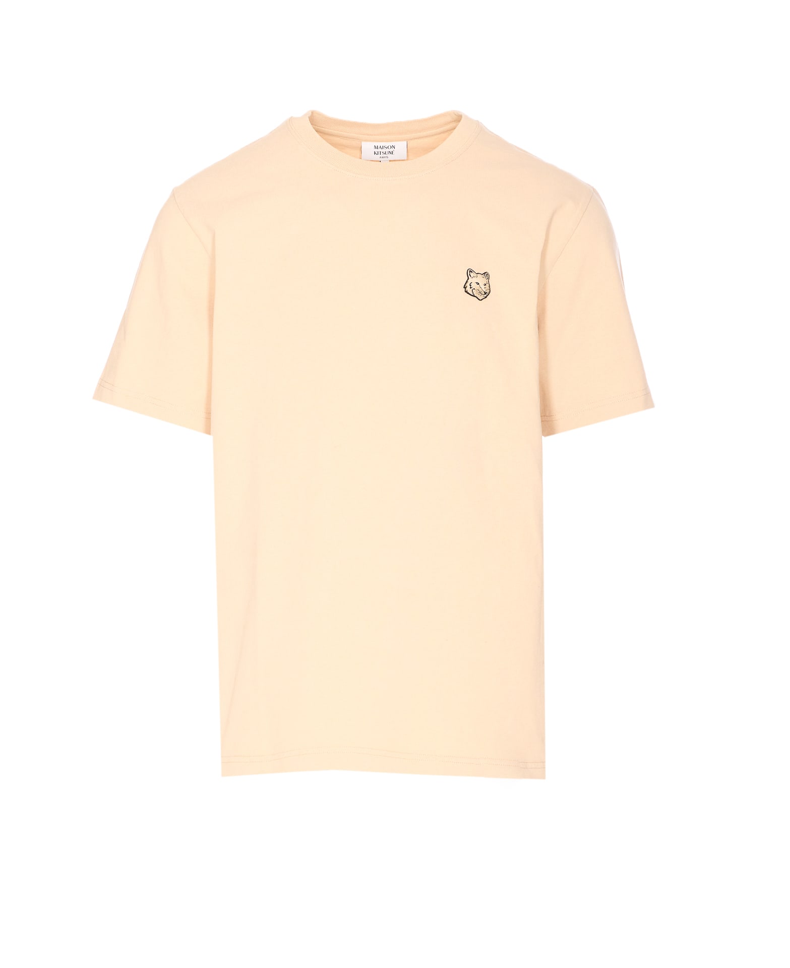 Shop Maison Kitsuné Bold Fox Head Patch T-shirt In Smoke