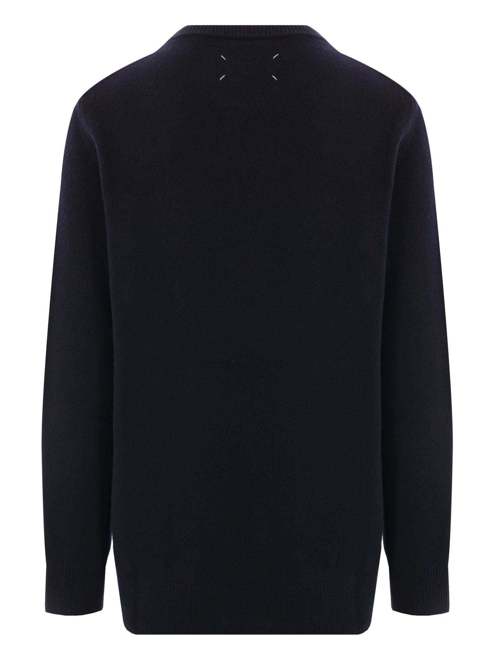 Shop Maison Margiela Sweaters Blue