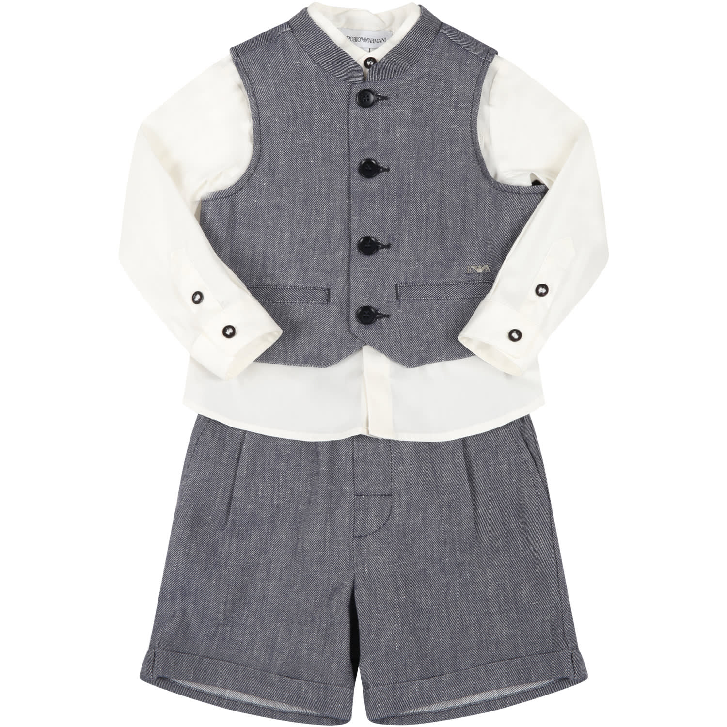 Emporio Armani Multicolor Suit For Baby Boy