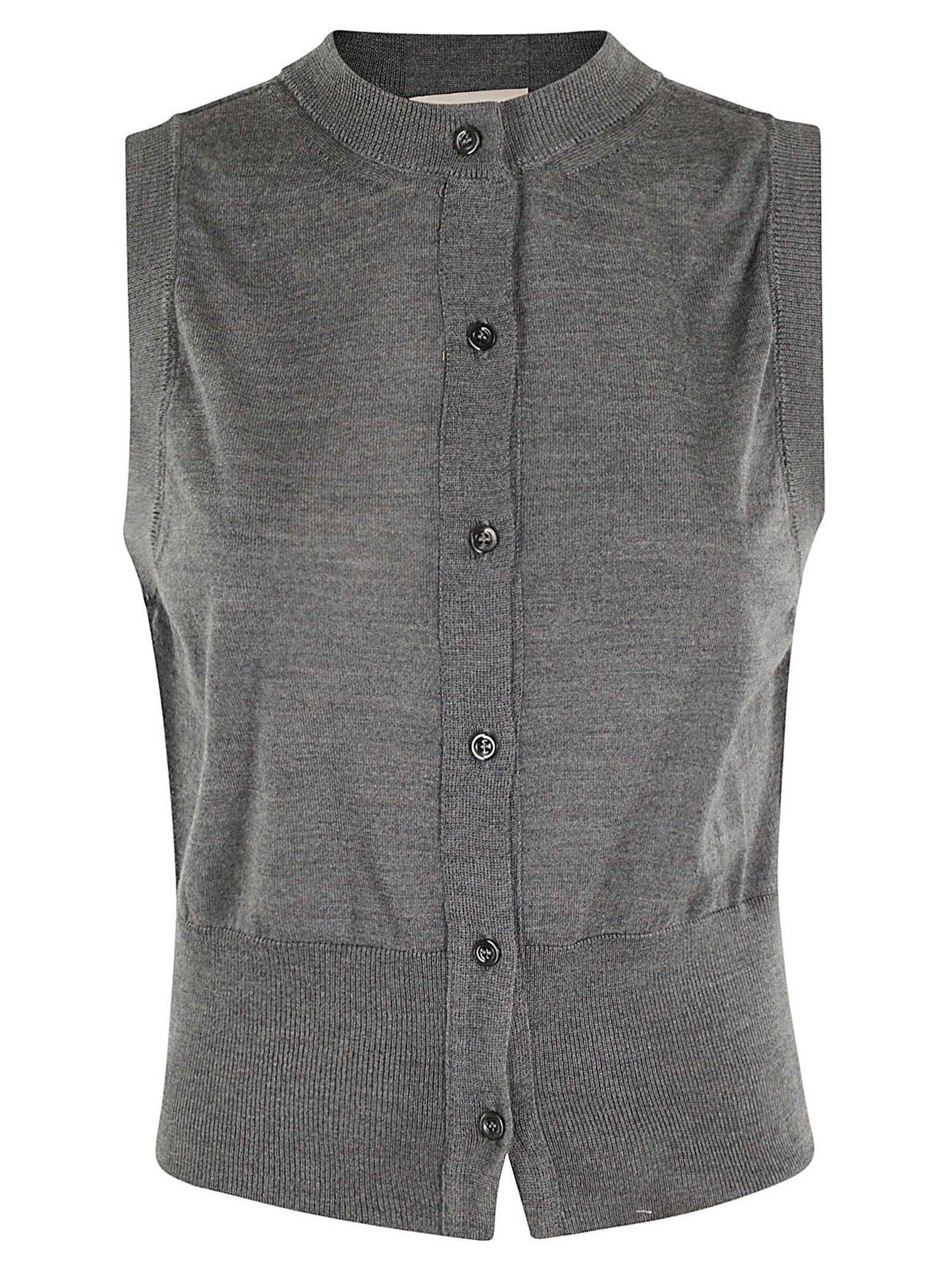 Grey Wool Vest