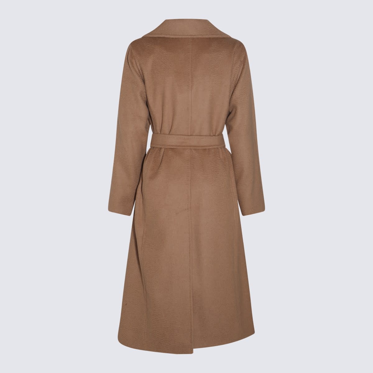 Max Mara Brown Wool Manuela Coat In Brown