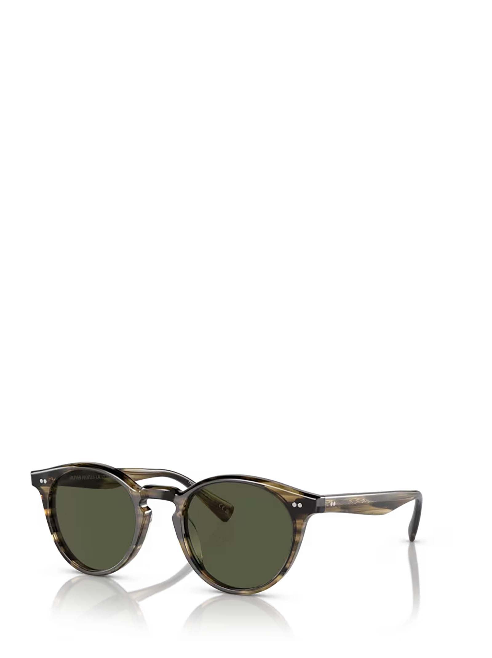 Shop Oliver Peoples Ov5459su Olive Smoke Sunglasses
