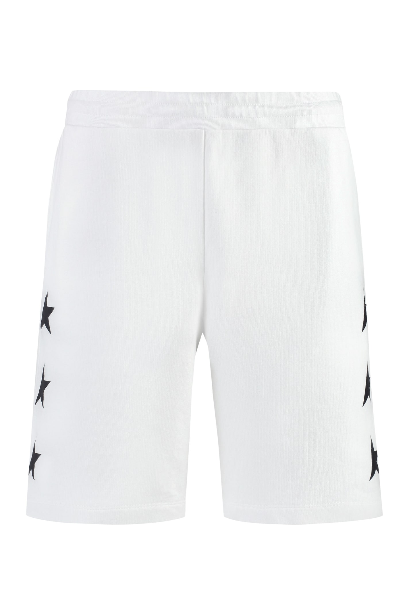 GOLDEN GOOSE DIEGO COTTON BERMUDA SHORTS 