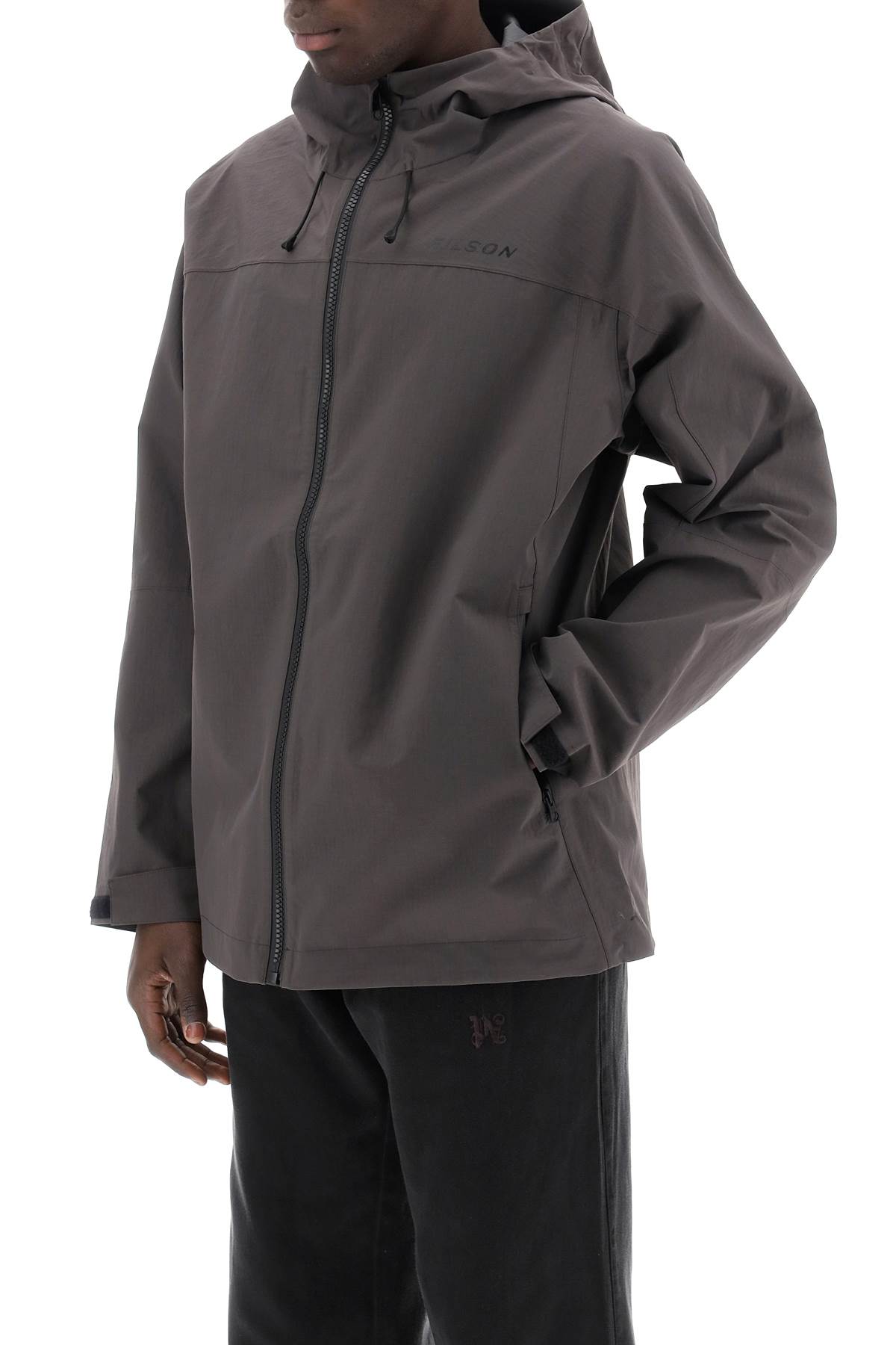 Shop Filson Waterproof Swiftwater Jacket In Raven (grey)